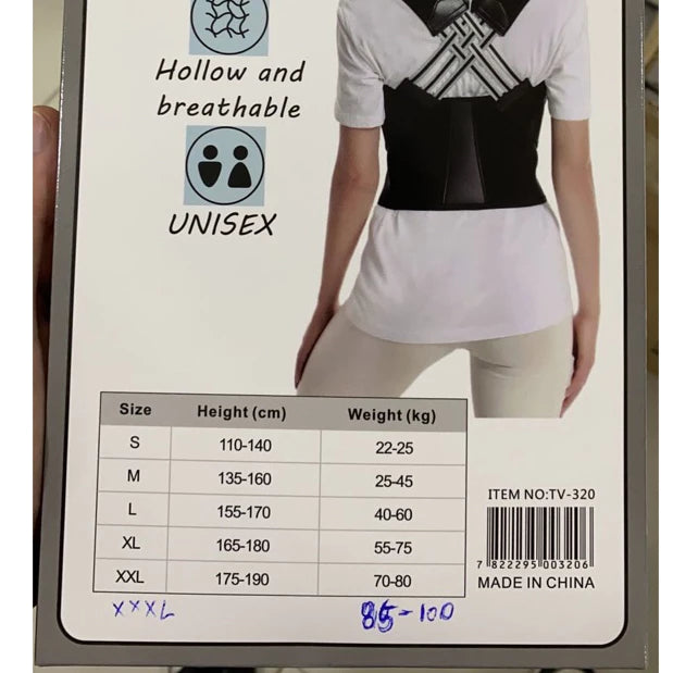 Colete Corretor Postural Coluna Lombar