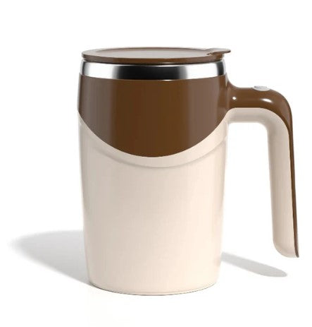 Caneca Mixer Inox Automática Elétrica Misturador Shake Café Leite